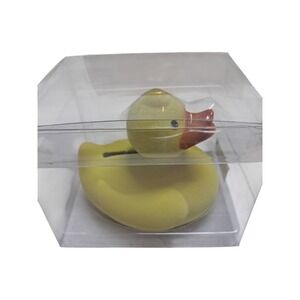 Yellow Velvet Duck Bank NIB